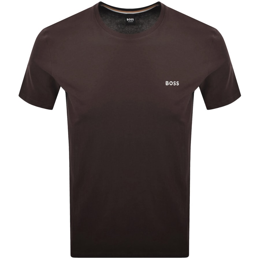 Image number 1 for BOSS Mix And Match T Shirt Dark Brown