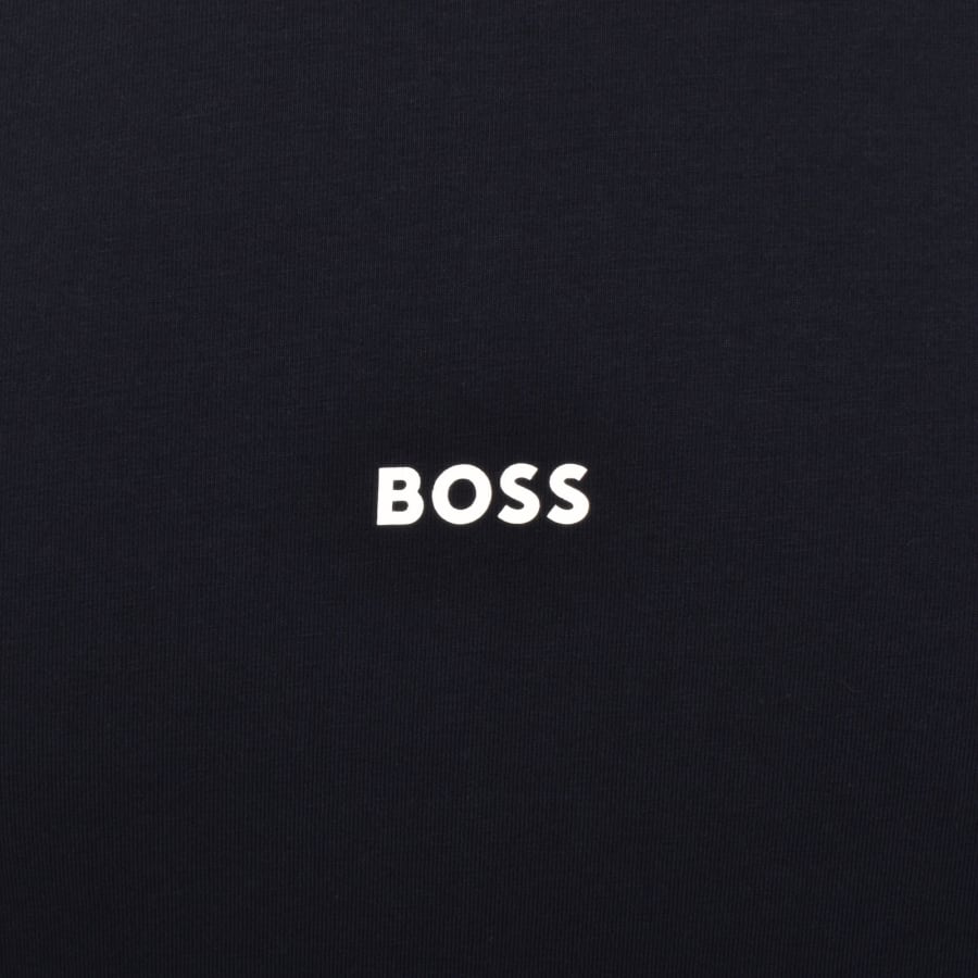 Image number 3 for BOSS Unique Long Sleeve T Shirt Dark Blue