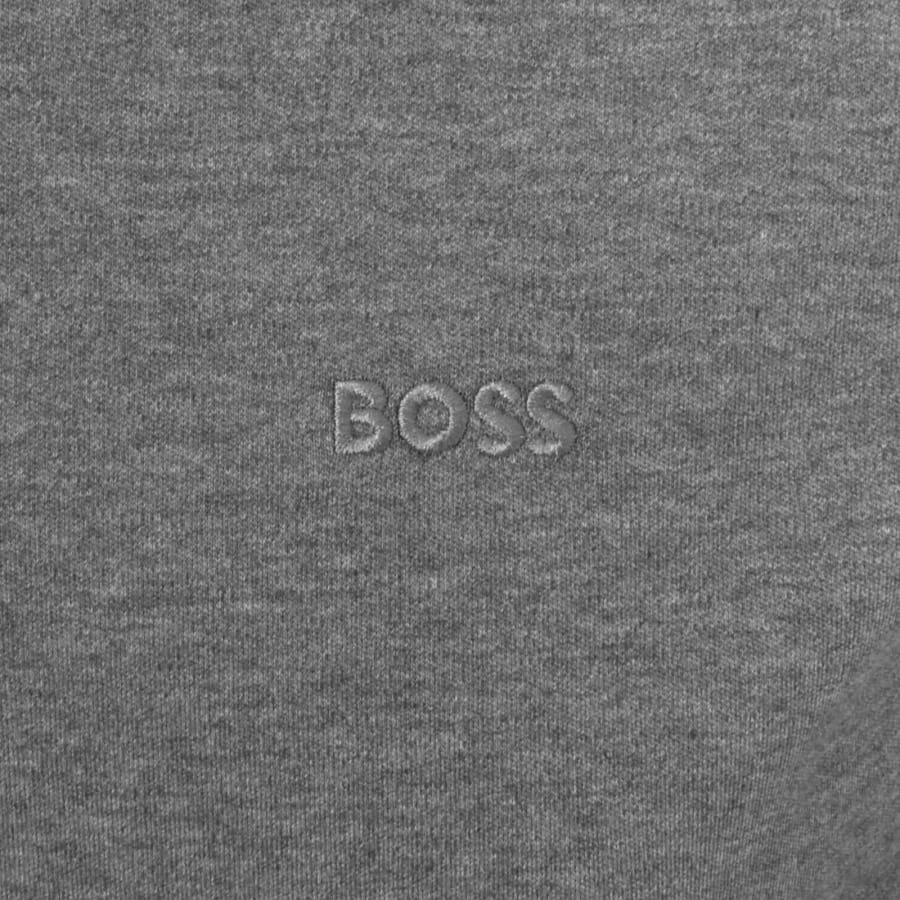 Image number 3 for BOSS Pado 30 Long Sleeved Polo T Shirt Grey
