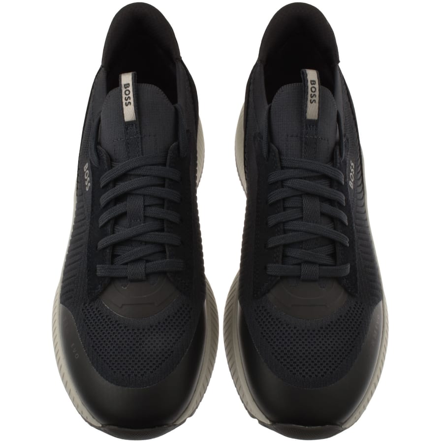 Image number 3 for BOSS Titanium EVO Runner Trainers Dark Blue
