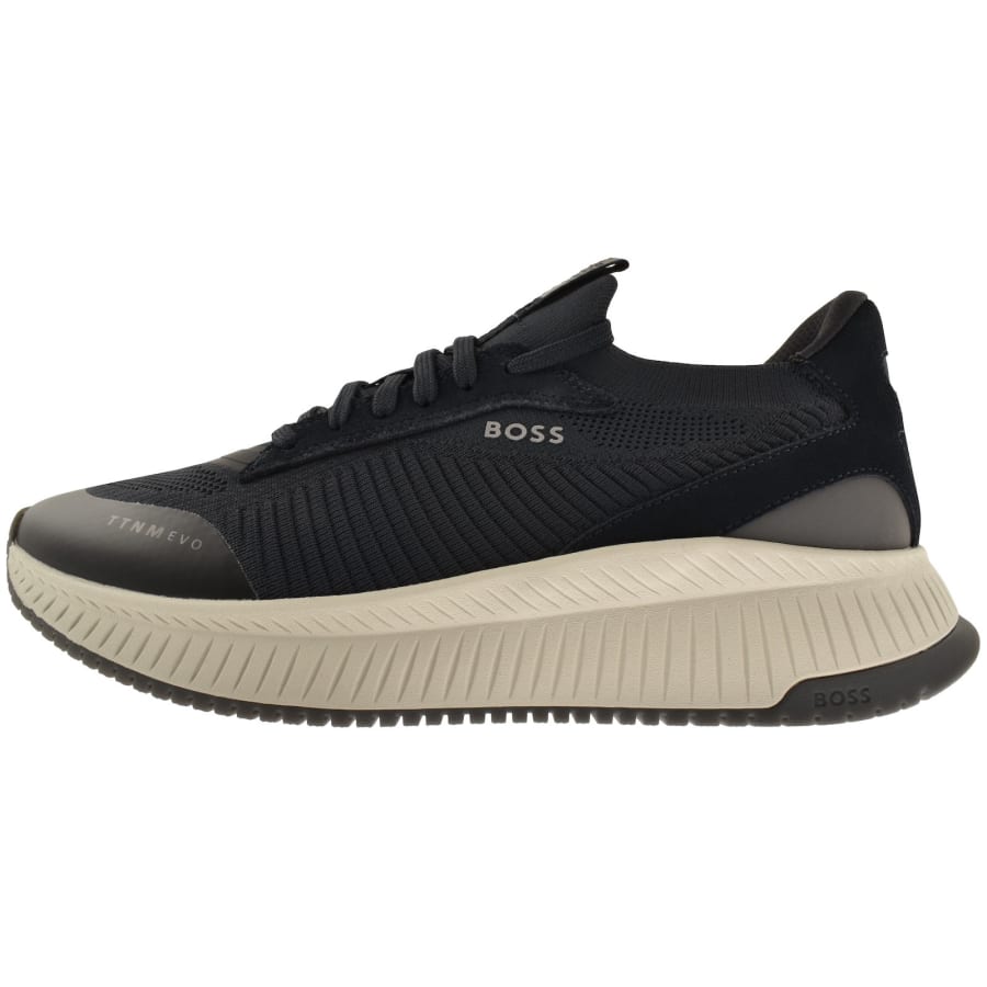 Image number 1 for BOSS Titanium EVO Runner Trainers Dark Blue