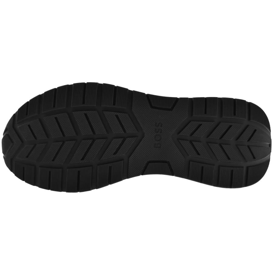 Image number 5 for BOSS Vinston Runner Trainers Medium Grey