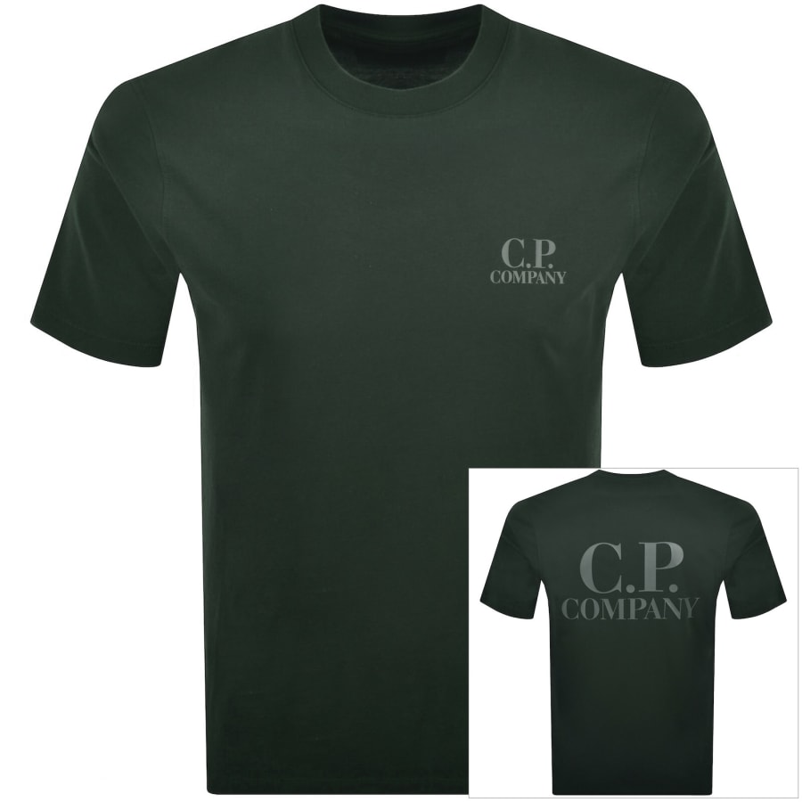 Image number 1 for CP Company Comfort T Shirt Green