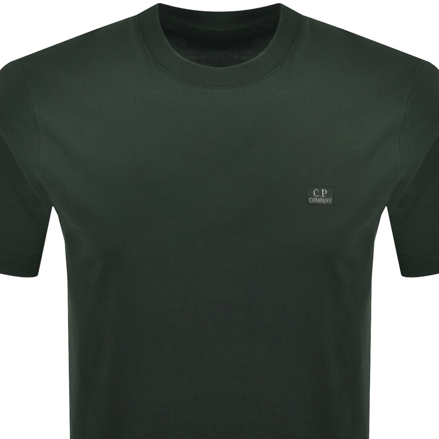 Image number 2 for CP Company Logo Patch T Shirt Green