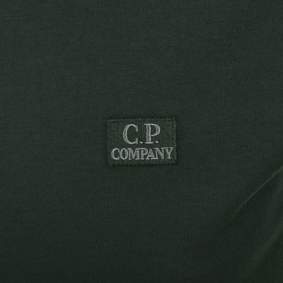 Image number 3 for CP Company Logo Patch T Shirt Green