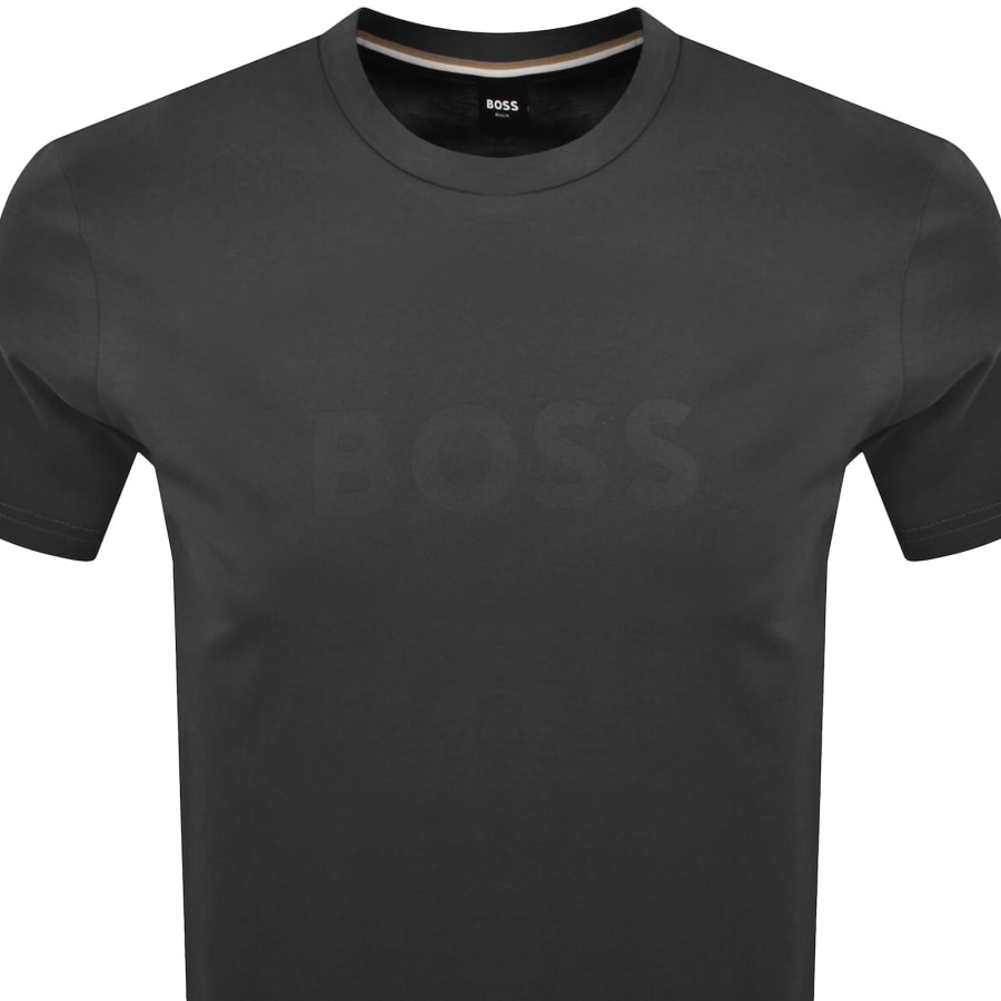 Image number 2 for BOSS Beachwear Logo T Shirt Grey