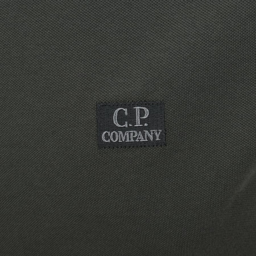 Image number 3 for CP Company Polo T Shirt Raven Grey