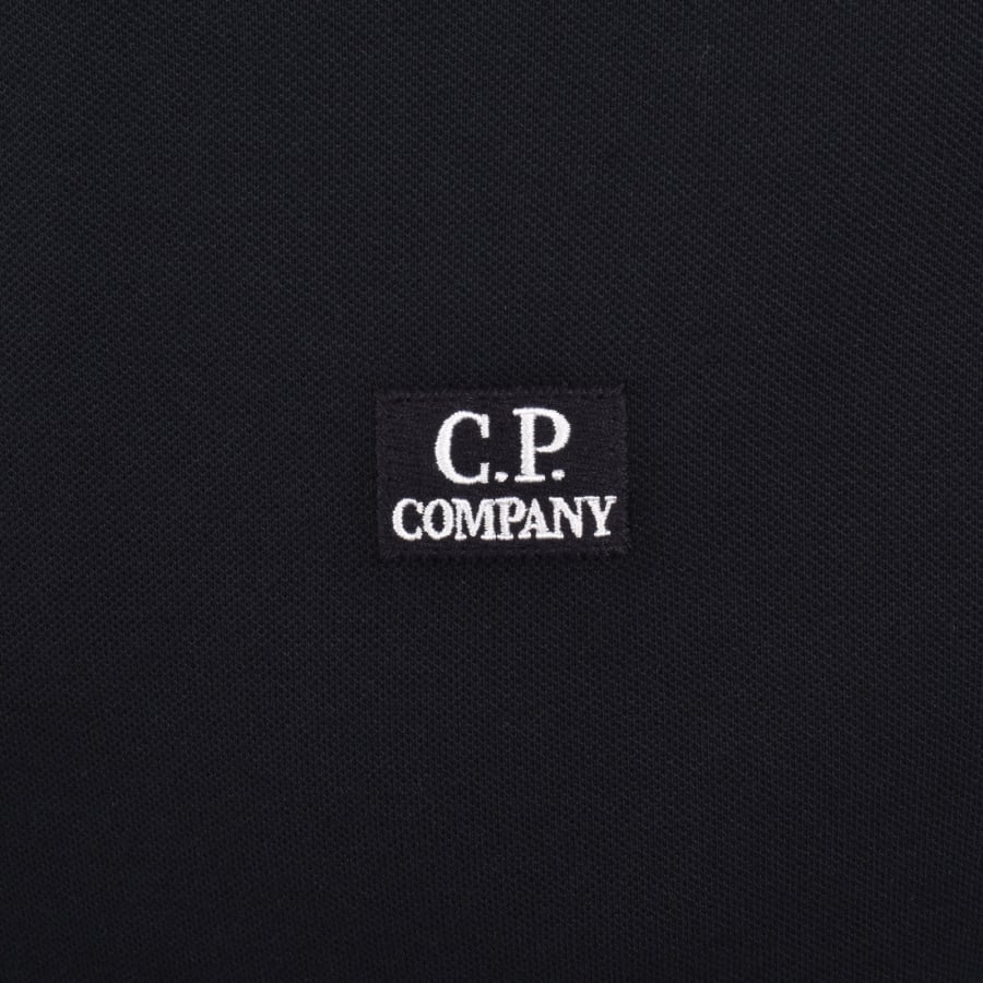 Image number 3 for CP Company Long Sleeve Polo T Shirt Navy