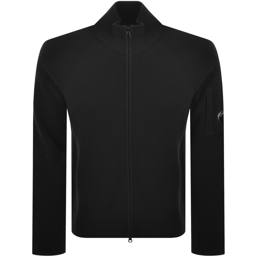 Image number 2 for CP Company Knit Cardigan Black