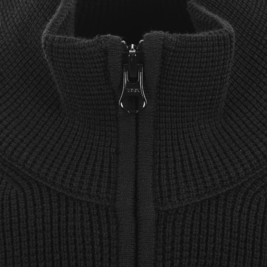 Image number 5 for CP Company Knit Cardigan Black