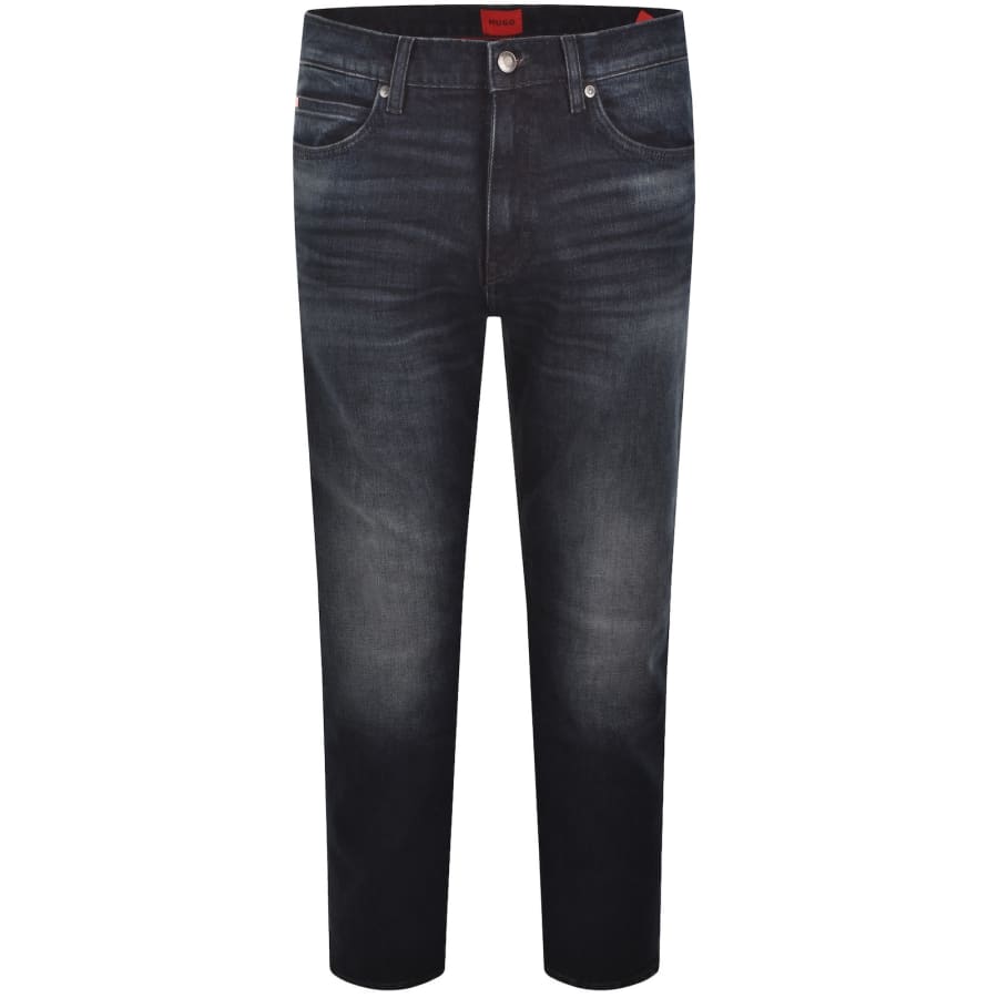 Image number 2 for HUGO 708 Slim Jeans Navy
