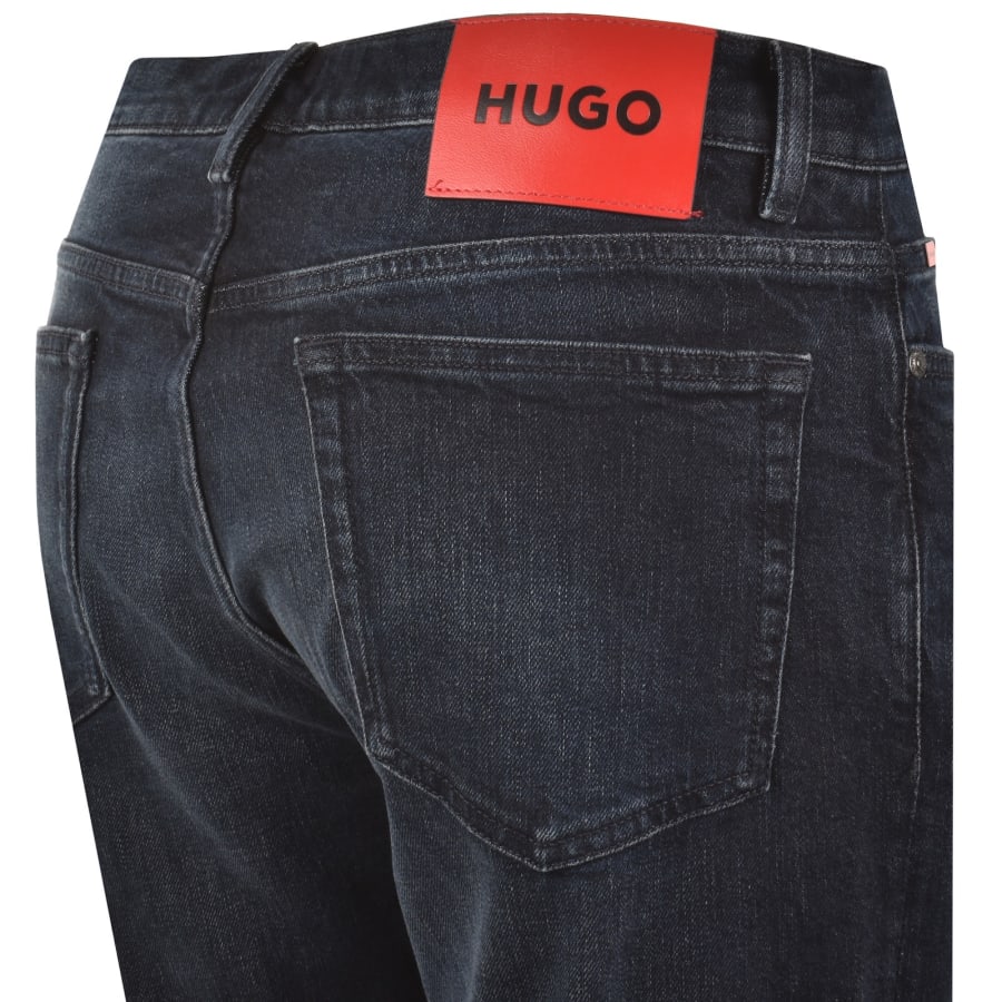 Image number 4 for HUGO 708 Slim Jeans Navy