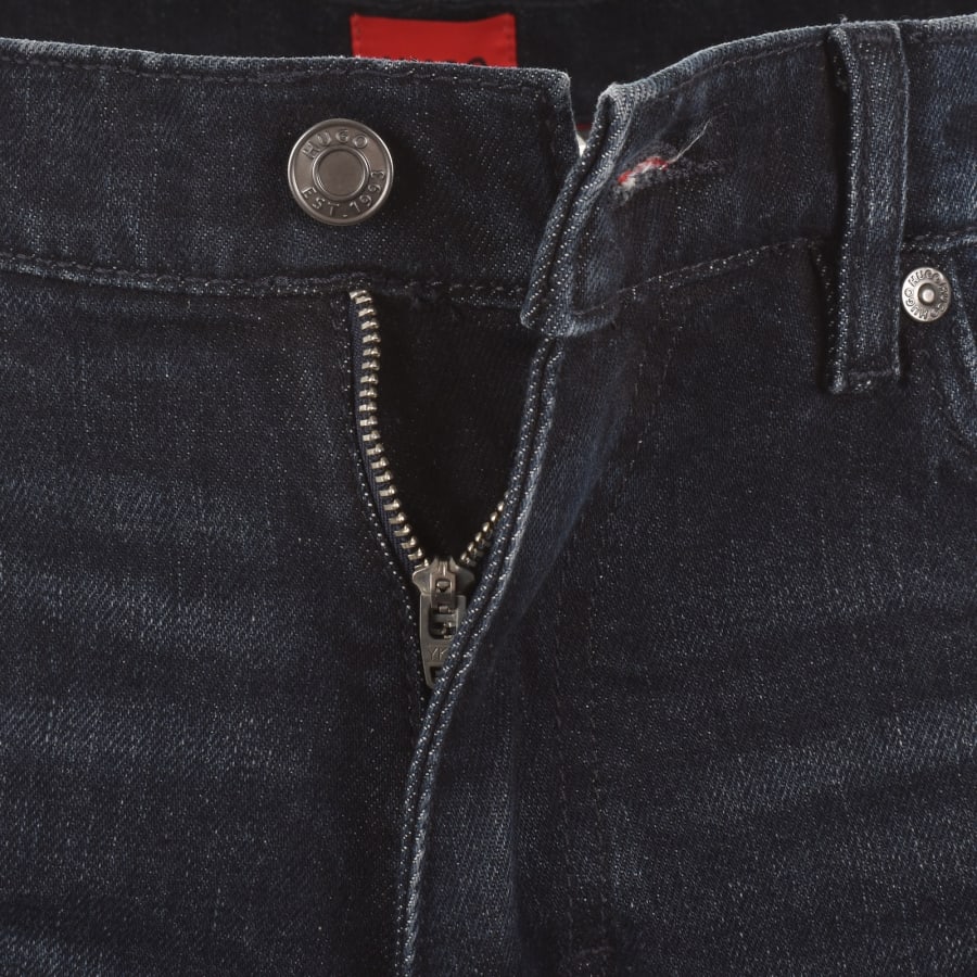 Image number 5 for HUGO 708 Slim Jeans Navy