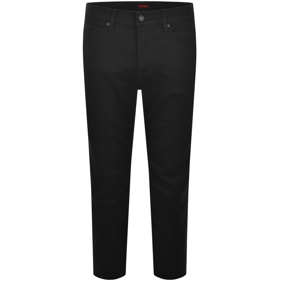 Image number 2 for HUGO 708 Slim Jeans Black