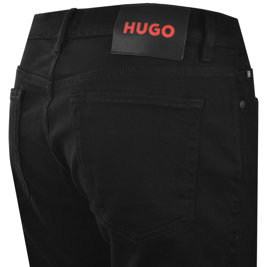 Image number 4 for HUGO 708 Slim Jeans Black