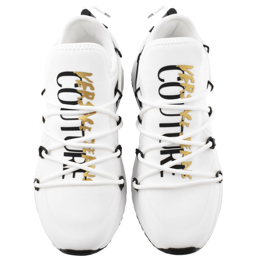 Image number 3 for Versace Jeans Couture Dynamic SA6 Trainers White