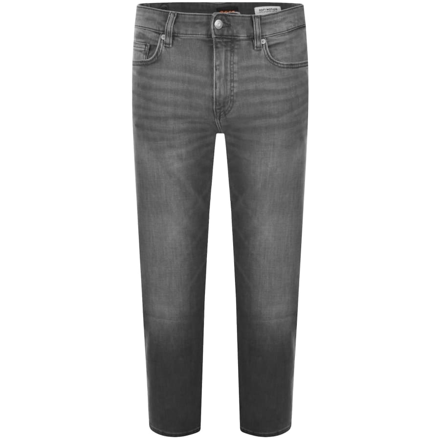 Image number 2 for BOSS Delaware Slim Fit Jeans Grey