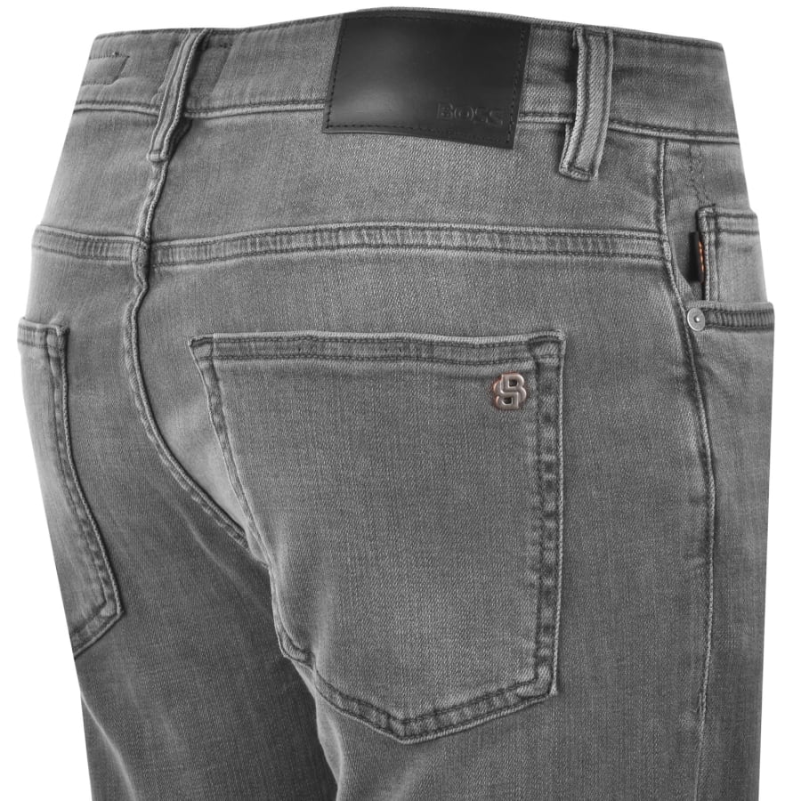 Image number 4 for BOSS Delaware Slim Fit Jeans Grey