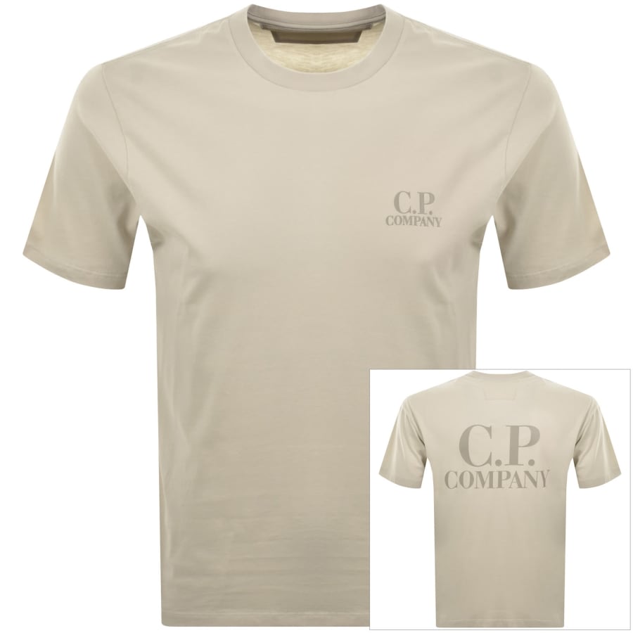 Image number 1 for CP Company Comfort T Shirt Beige