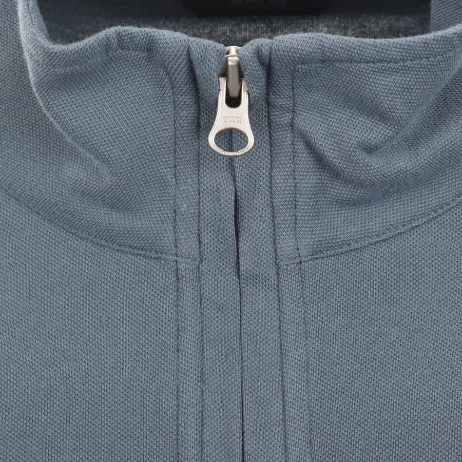 Image number 4 for CP Company Long Sleeve Polo T Shirt Blue