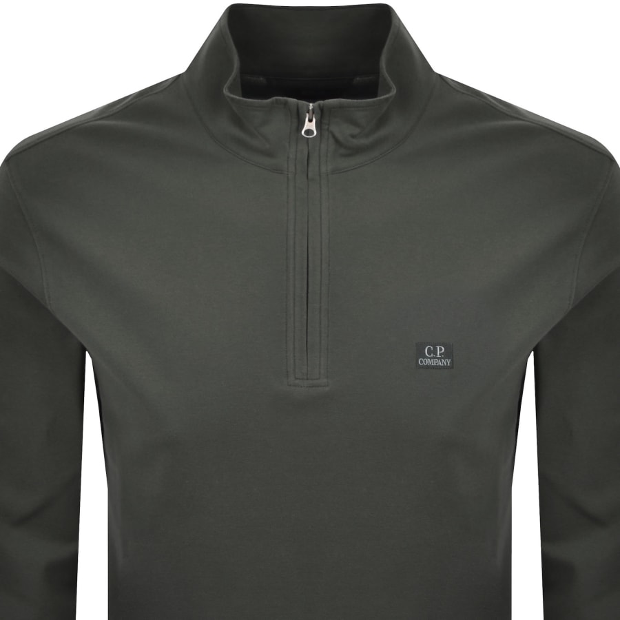 Image number 2 for CP Company Long Sleeve Polo T Shirt Grey