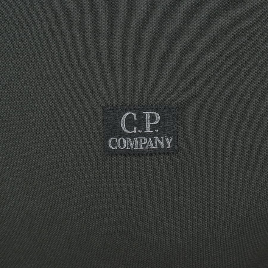 Image number 3 for CP Company Long Sleeve Polo T Shirt Grey