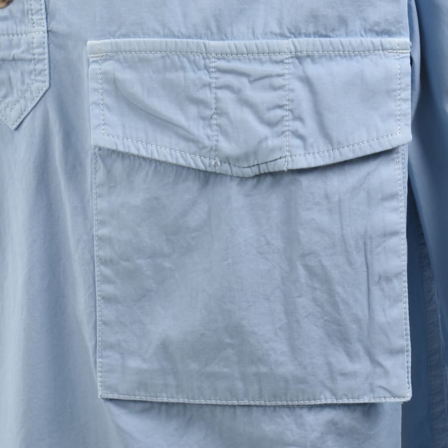 Image number 4 for Paul Smith Hooded Pullover Jacket Blue