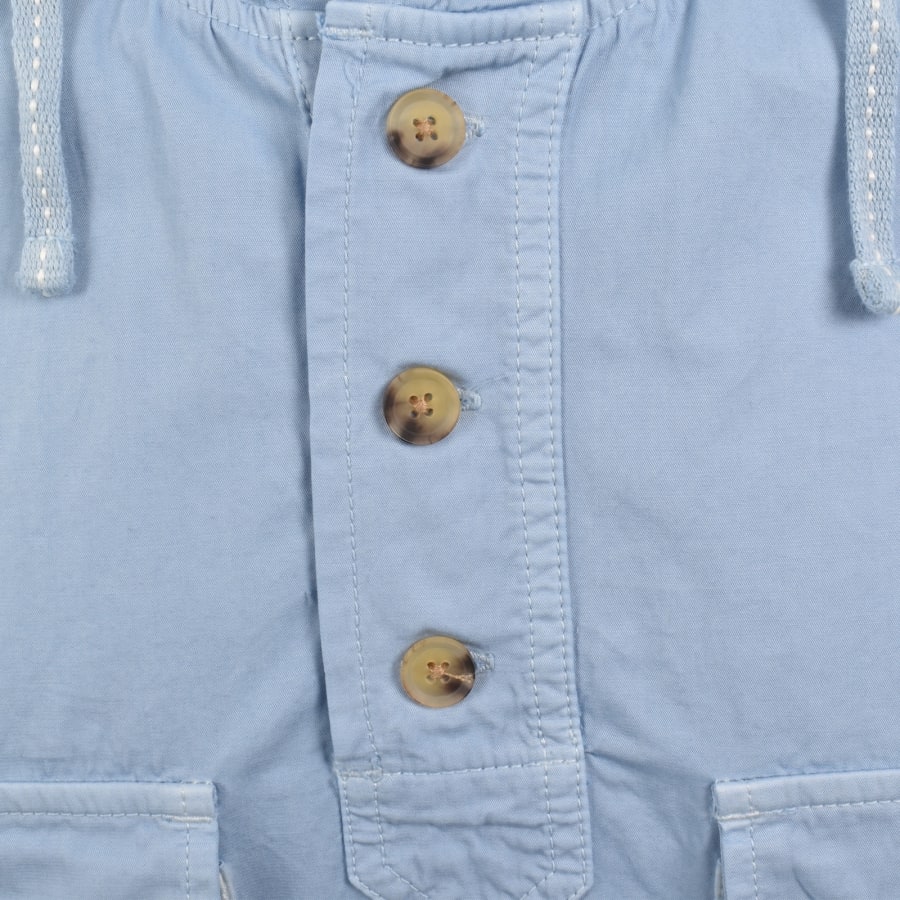 Image number 5 for Paul Smith Hooded Pullover Jacket Blue