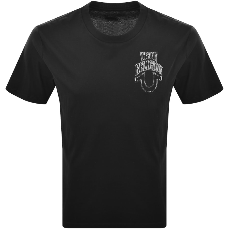Image number 2 for True Religion No 1 Buddha T Shirt Jet Black