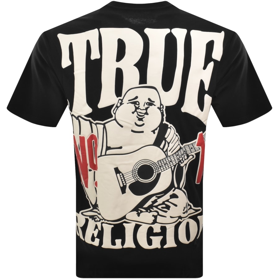 Image number 5 for True Religion No 1 Buddha T Shirt Jet Black