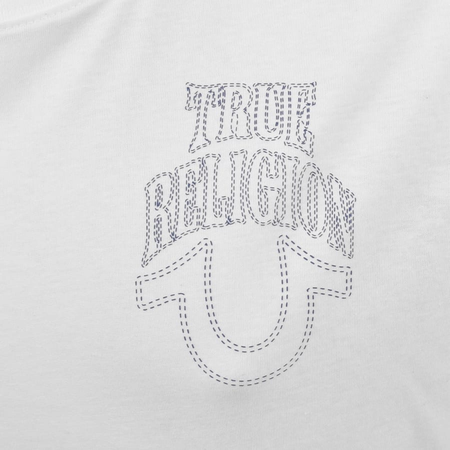 Image number 4 for True Religion No 1 Buddha T Shirt Optic White