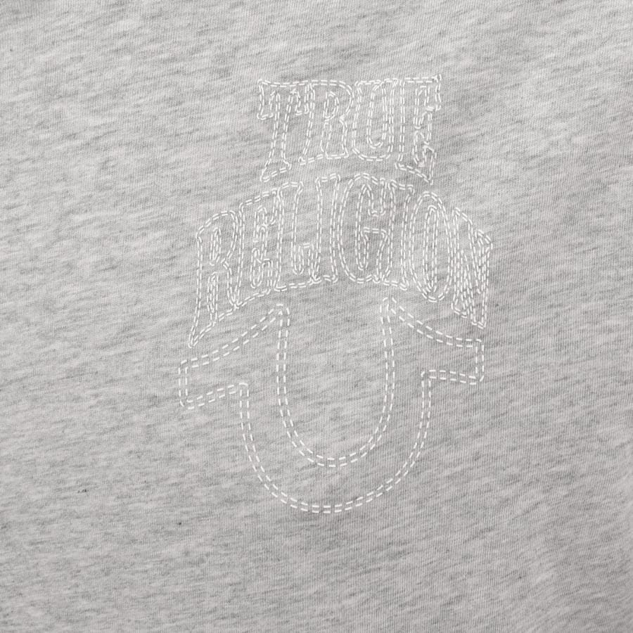 Image number 4 for True Religion No 1 Buddha T Shirt Grey