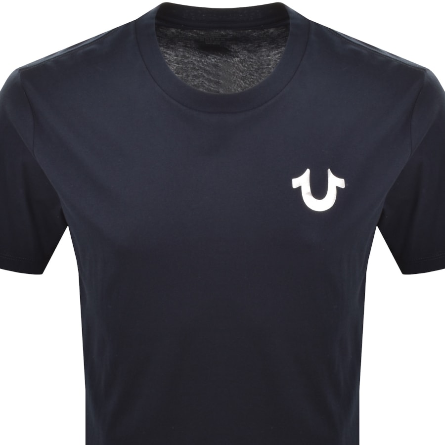 Image number 3 for True Religion Intersecting T Shirt Dress Blue