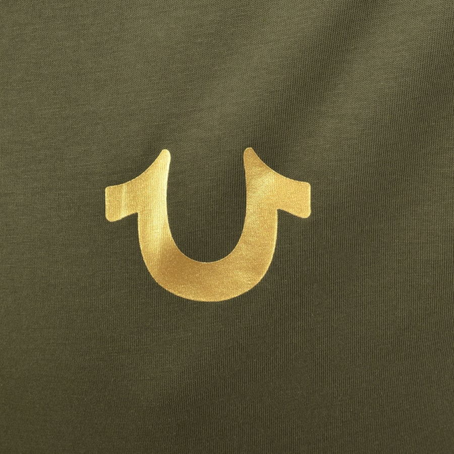 Image number 4 for True Religion Intersecting T Shirt Green