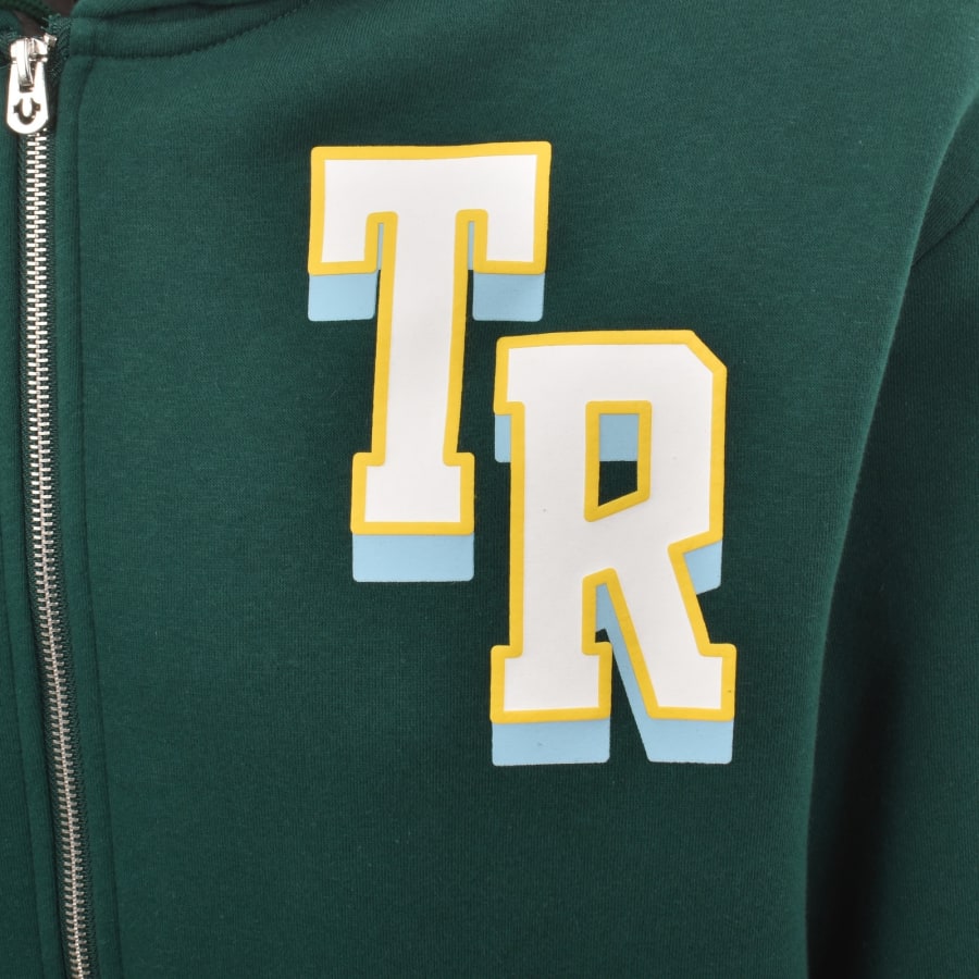 Image number 4 for True Religion Buddha Face Zip Hoodie Green