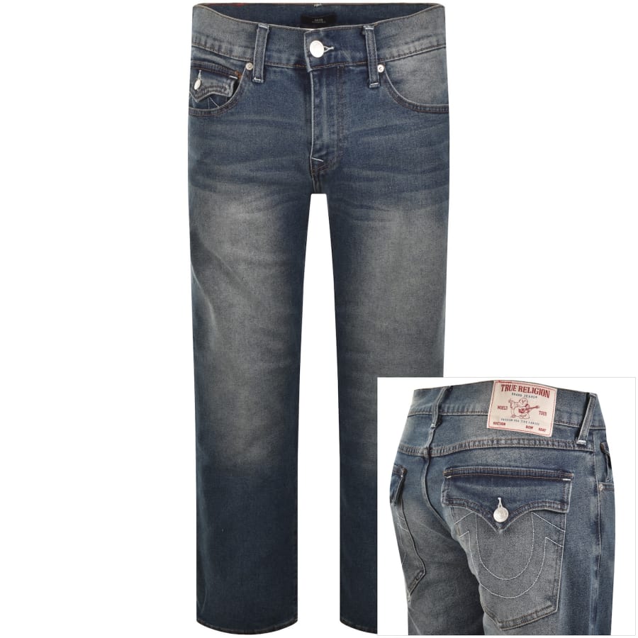 Image number 1 for True Religion Geno SN Flap Jeans Blue