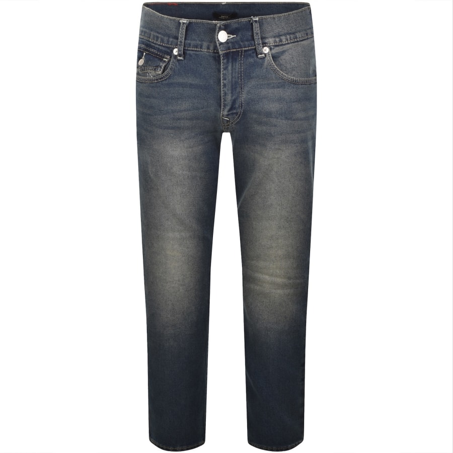 Image number 2 for True Religion Rocco Big T Flap Jeans Blue