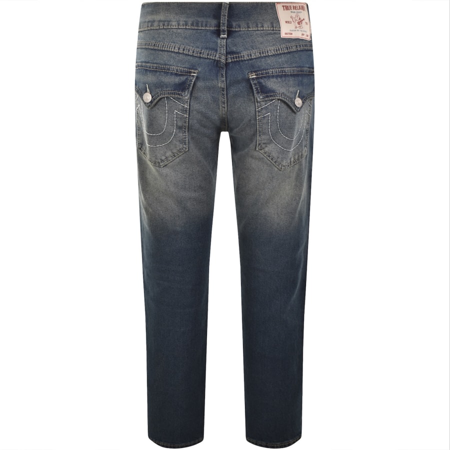 Image number 3 for True Religion Rocco Big T Flap Jeans Blue