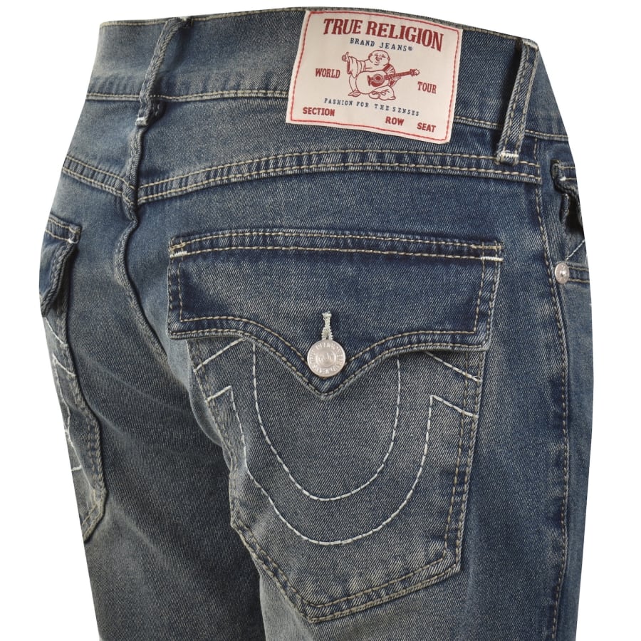 Image number 4 for True Religion Rocco Big T Flap Jeans Blue