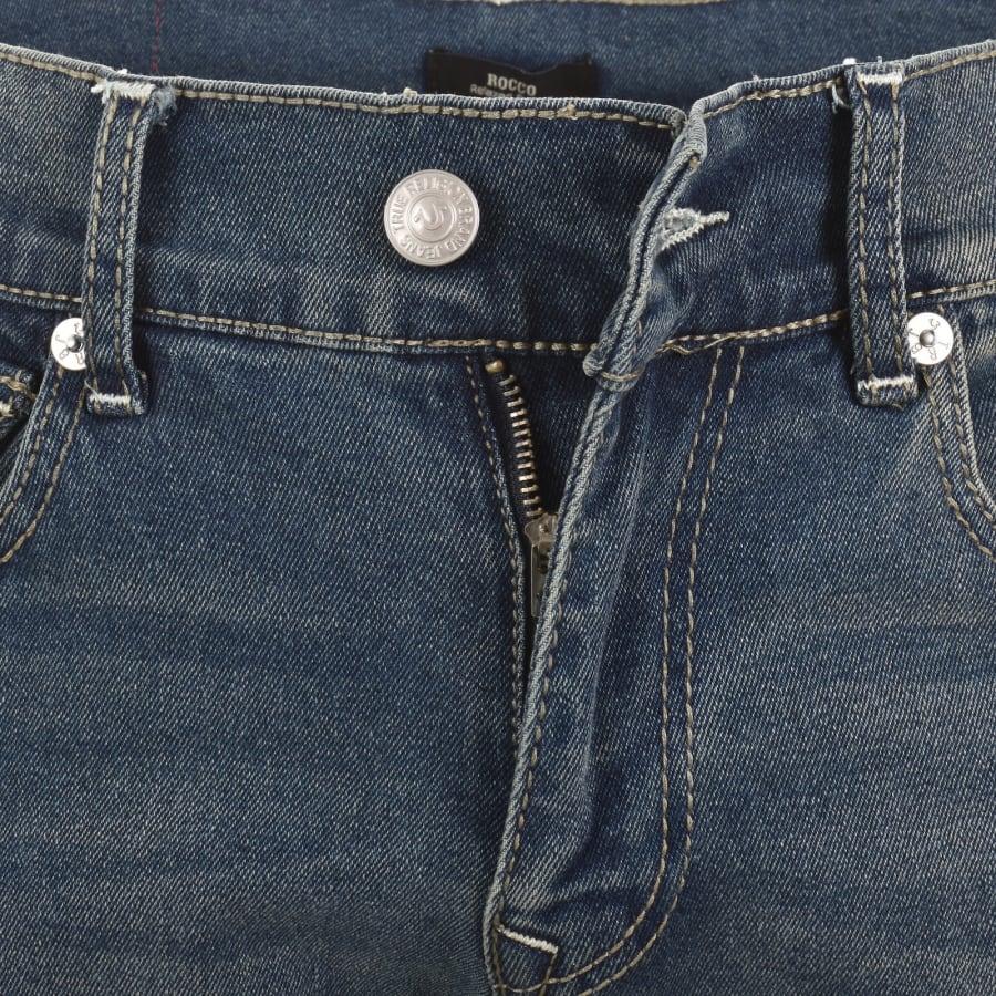 Image number 5 for True Religion Rocco Big T Flap Jeans Blue