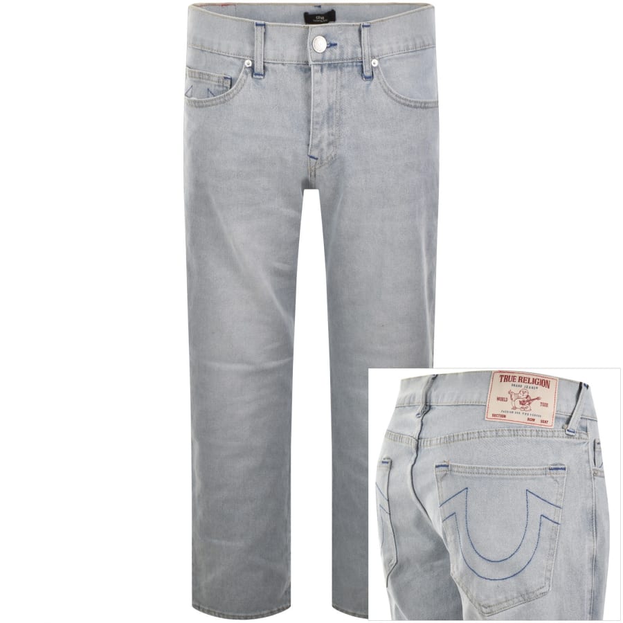 Image number 1 for True Religion Geno SN Flap Jeans Blue
