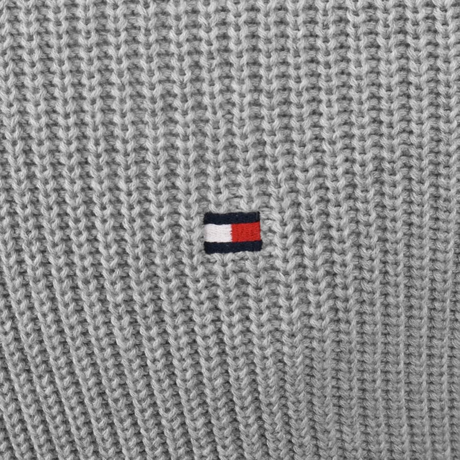 Image number 3 for Tommy Hilfiger Knit Jumper Grey