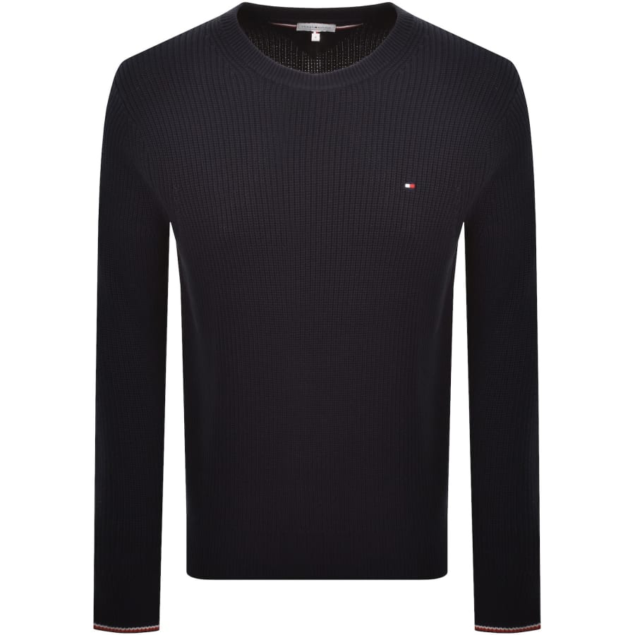 Image number 1 for Tommy Hilfiger Knit Jumper Navy