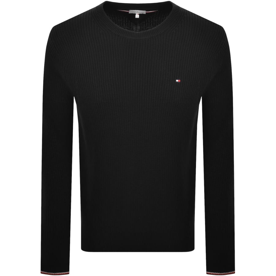 Image number 1 for Tommy Hilfiger Knit Jumper Black