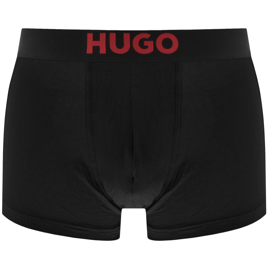 Image number 3 for HUGO 3 Pack Trunks Gift Set Black