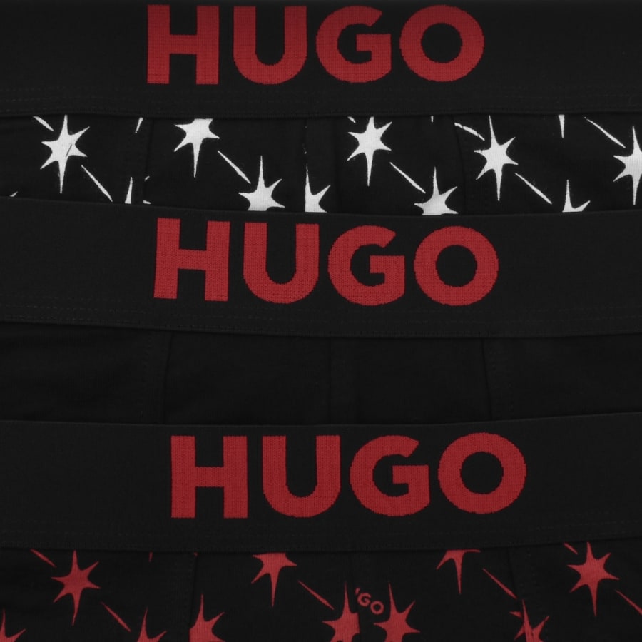 Image number 5 for HUGO 3 Pack Trunks Gift Set Black