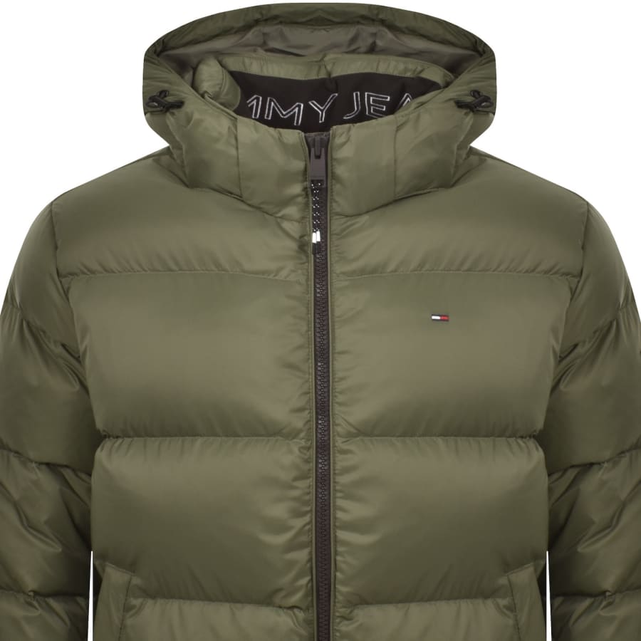 Image number 3 for Tommy Jeans Essential Down Jacket Green