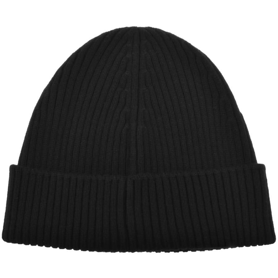 Image number 2 for HUGO Xola Metal Wool Beanie Black