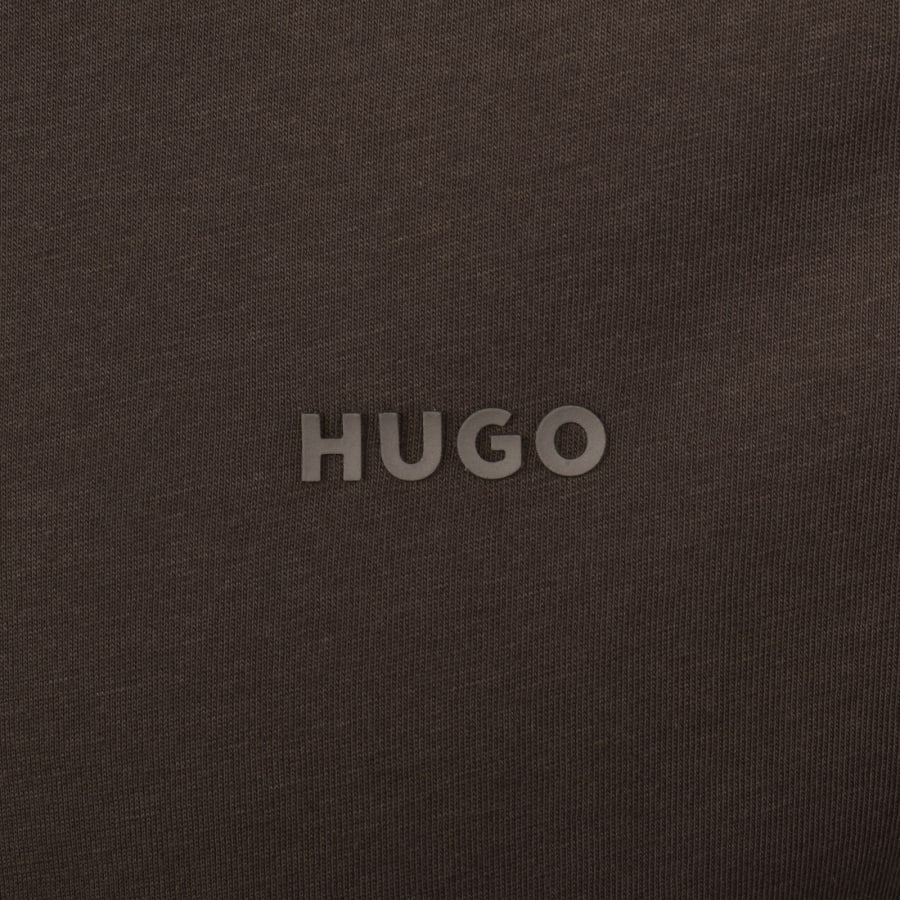 Image number 3 for HUGO Dero222 T Shirt Brown