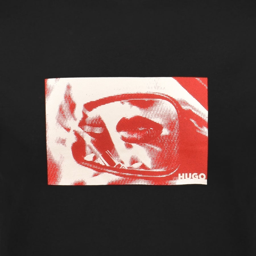 Image number 3 for HUGO Dirom T Shirt Black